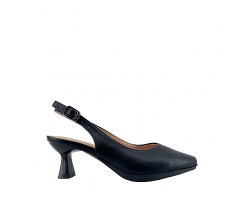 Sandalia Tacón Fino Salón Metalizado